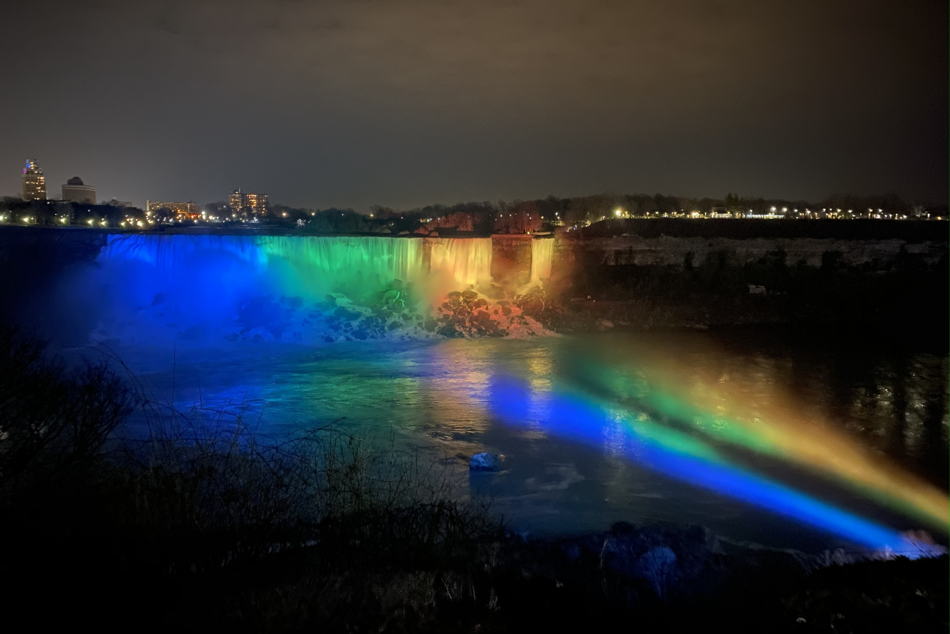Falls Illumination on the American Falls